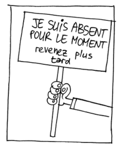 ce n'est pas obligé de venir, mais c'est mieux de prévenir !