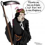 kadhafi caricature la reine 150x150 visite du président en Corrèze