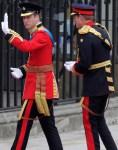 William et Harry arrivent à Westminster