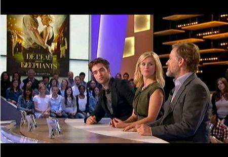 Promo Paris Robert Pattinson pour film l'Eau Eléphants