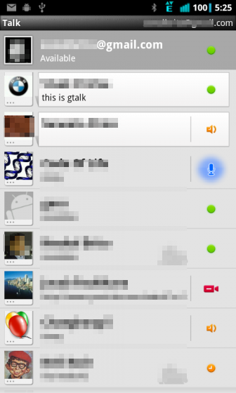 gtalk video android 336x560 Installer Google Talk Video sur Android