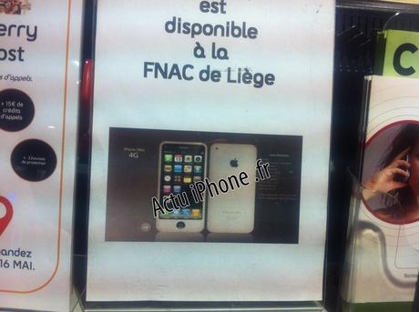 EXCLU : La FNAC (Belgique) nous présente un iPhone inconnu !!!! Grosse boulette !
