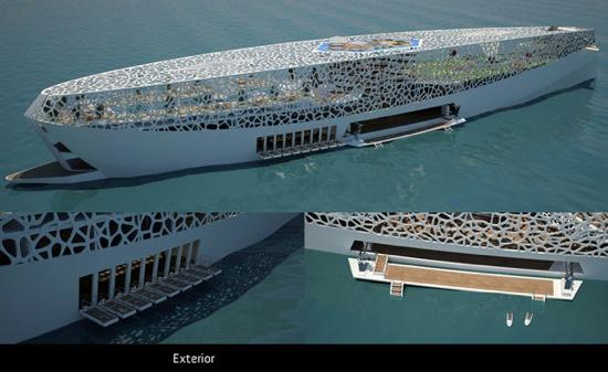 Voronoi, un yacht de 125m de Hyun-Seok Kim - 3