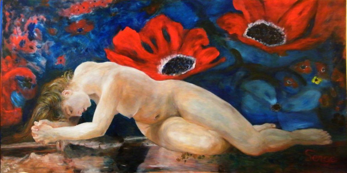 Le songe de Biblis, peinture de Serge Boisse