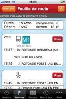 L'application iPhone d'Aix en Provence