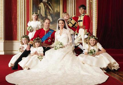 Mariage princier: les photos officielles de Kate et William
