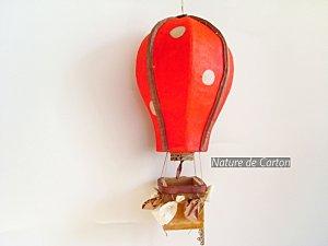 Virginie Villeroy montgolfiere rouge pois LRG