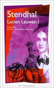 Grands romans politiques du XIXe siècle : I/.« Lucien Leuwen » (Stendhal)