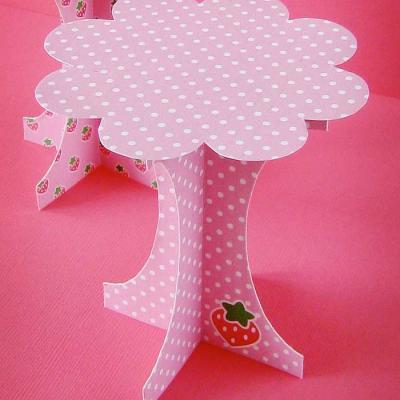 Mini Paper Cupcake Stand {Printables}