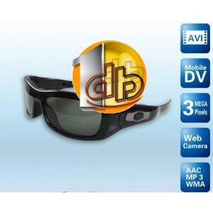 Lunettes de soleil Camera cachée DVR 4GB avec fonction MP3 et ecouteur amovible