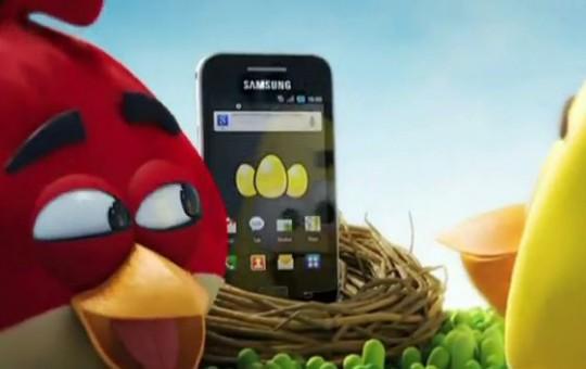 angry samsung 540x340 Samsung soffre Angry Birds pour son Galaxy Ace