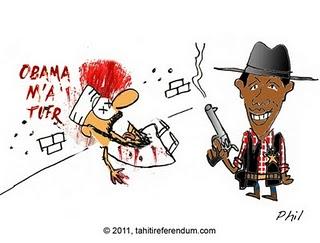 Obama descend Ousama