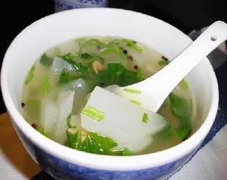 Soupe à la courge cireuse 冬瓜汤 dōng guā tāng