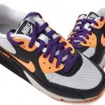 nike wmns am90 blk wht orange 01 150x150 Nike WMNS Air Max 90 Gridiron/Peach Cream Club Purple