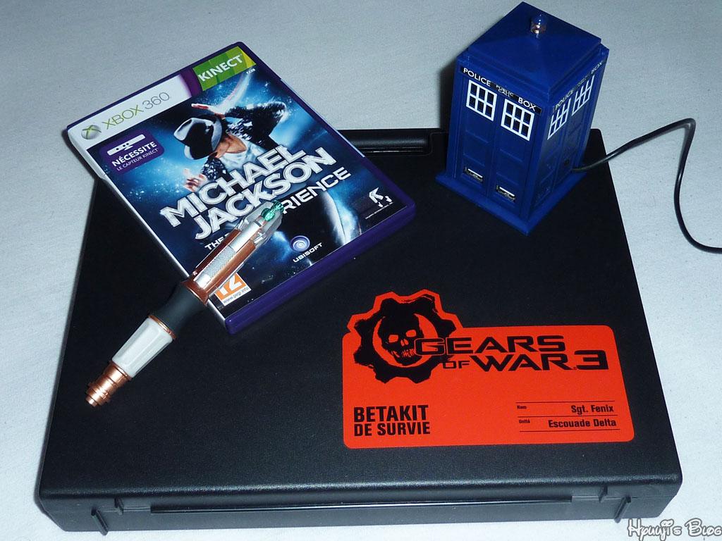 [Arrivage] Michael Jackson, Gears of War et Doctor Who