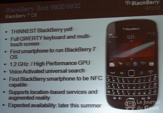 rim blackberry bold 9900 pres live 01 RIM Blackberry Bold 9900 & 9930