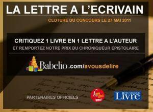 où Babelio lance un grand concours autour de la correspondance (avec de nombreux lots à la clef !)