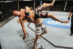 Nate Diaz is probably going back to lightweight after getting tossed around by a bigger guy. -- Photo via UFC.com