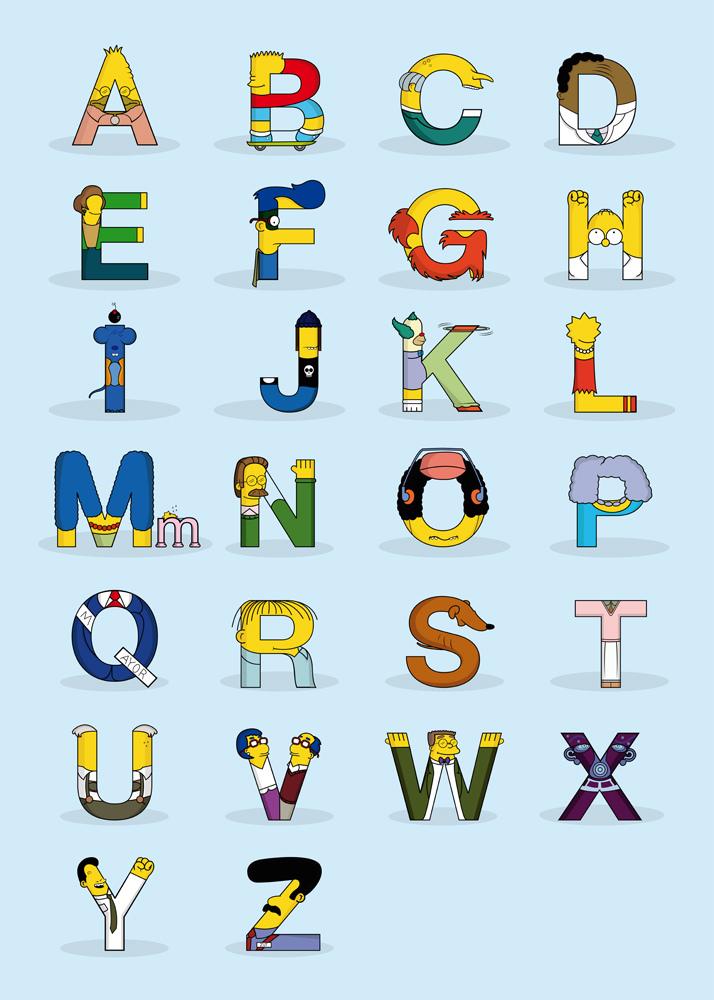L’alphabet Simpsons