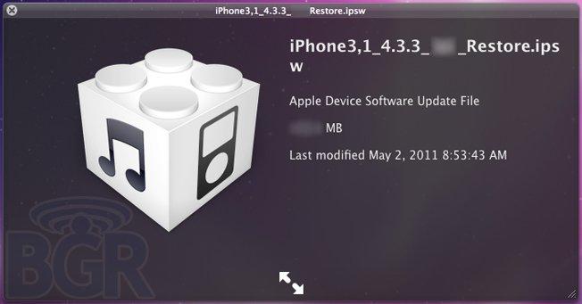 [Rumeur] iOS 4.3.3 bientôt disponible