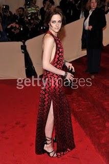 Kristen at the Met Gala 2011