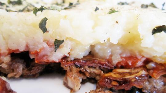 Parmentier d’agneau & tomates séchées // en mode light