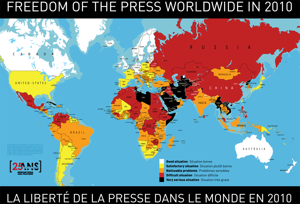Le Ghana derriere le Mali dans le classement de la liberté de la presse en Afrique