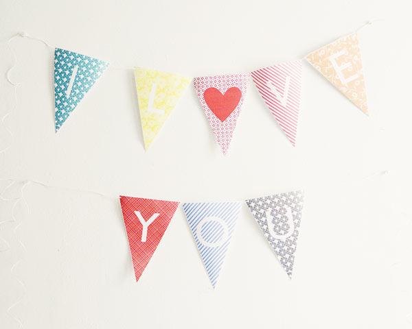 printable alphabet bunting flags free download wedding template for Ruffled