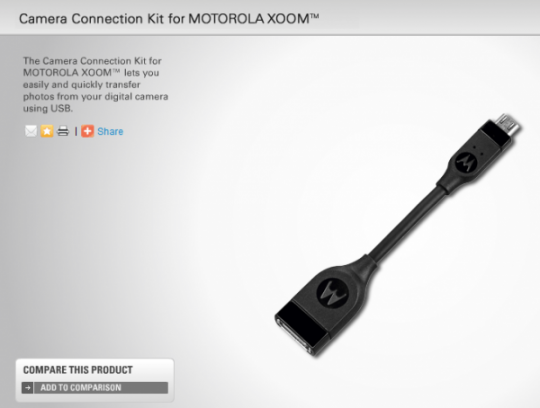motorola camera kit 600x454 540x408 Un Camera Connection Kit pour la Xoom