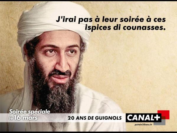 10 ans de Ben Laden dans la publicité