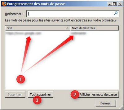 [TUTO] Mozilla Firefox : Supprimer les mots de passe enregistrés