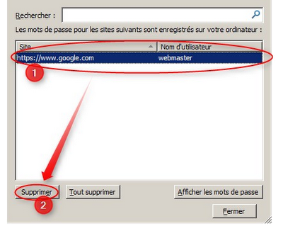 [TUTO] Mozilla Firefox : Supprimer les mots de passe enregistrés