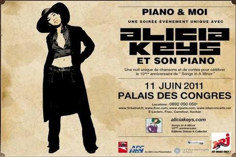 Alicia Keys de retour en France pour un concert unique en Juin! 