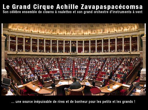 cirque de l'assemblée nationale