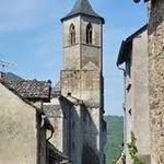 Najac : Église Saint-Jean (XIIIe siècle) - L'église a été classée Monument historique le 14 juin 1924. P1050478.JPG