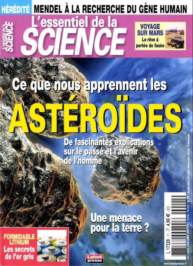 L’essentiel de la science n°11 – Sept/novembre 2010