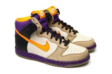 nike dunk beige purple orange Nike WMNS Dunk High Beige Purple/Orange 