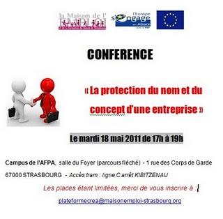La protection du nom et du concept d'une entreprise  au coeur de la 2ème conférence de la MEF Strasbourg