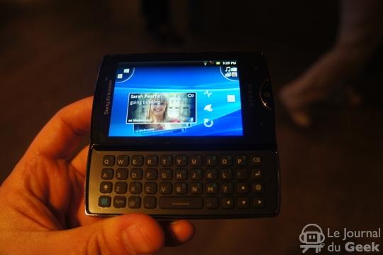 sony ericsson xperia mini pro 01 Les Sony Ericsson Xperia mini et mini pro officiels