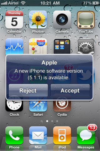 iOS 5 – Les futurs mises à jour pour iDevice sans iTunes
