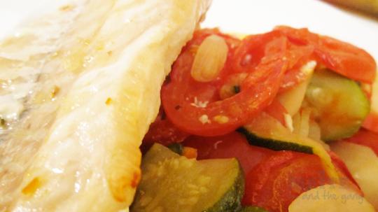 Poisson au four – huuum ça sent bon le sud :)