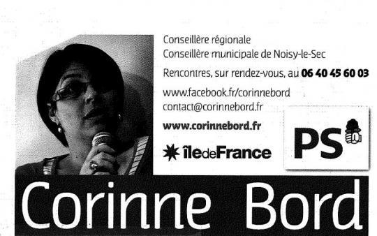 parti socialiste
 
Corinne Bord (PS) est conseillère...