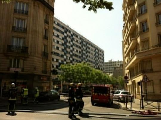 Importante explosion rue Blomet à Paris XVème