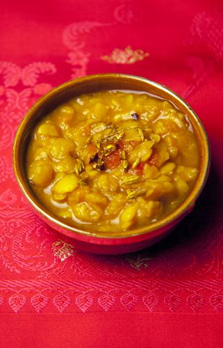 Curry de Lentilles à la Tomate (Dal)
