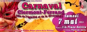 Samedi 7 mai : c’est carnaval à Clermont-Fd