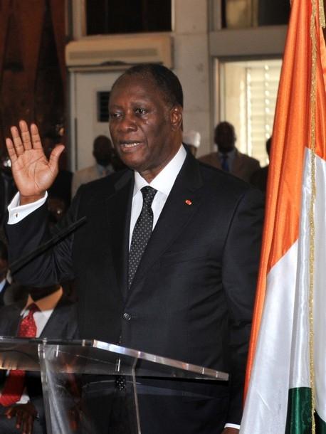 Côte d’Ivoire – Photo du jour: prestation de serment de Ouattara