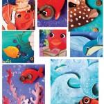 Célestin petit poisson qui vit dans la mer