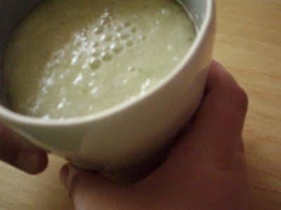 Soupe crue de concombre et poire (ou smoothie)