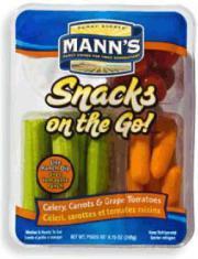 Snacks on the Go with Celery, Carrots, Grape Tomatoes