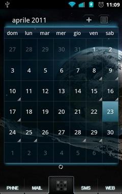 OutIn space launcher pro theme